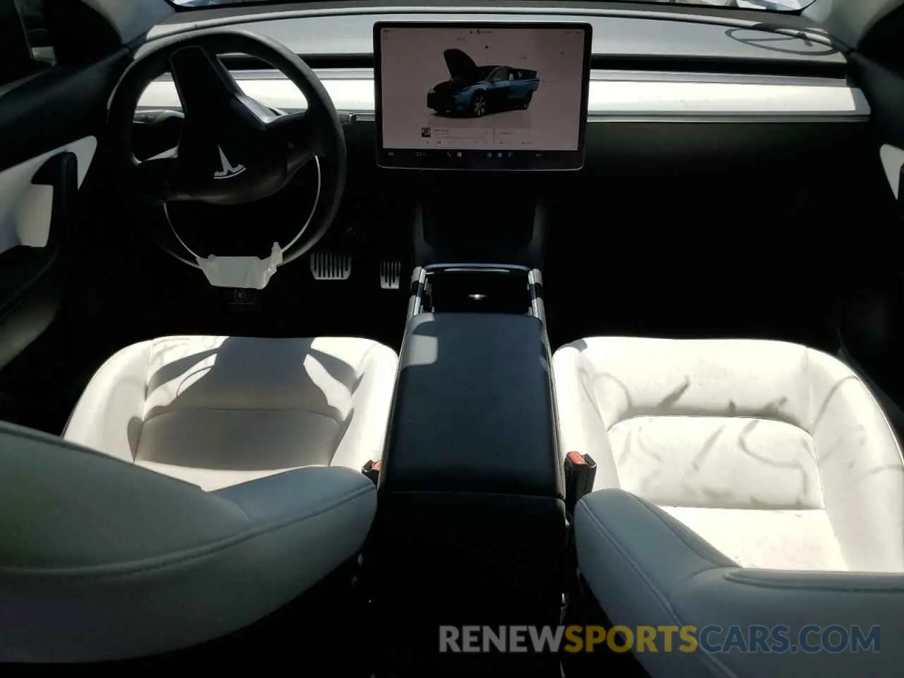 8 fotografías del automóvil dañado 7SAYGDEE2NF407503 TESLA MODEL Y 2022