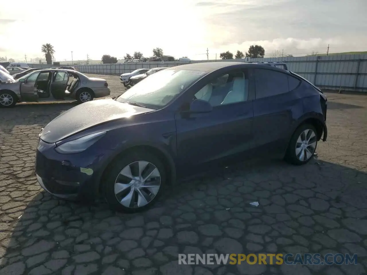 1 fotografías del automóvil dañado 7SAYGDEE2NF419229 TESLA MODEL Y 2022