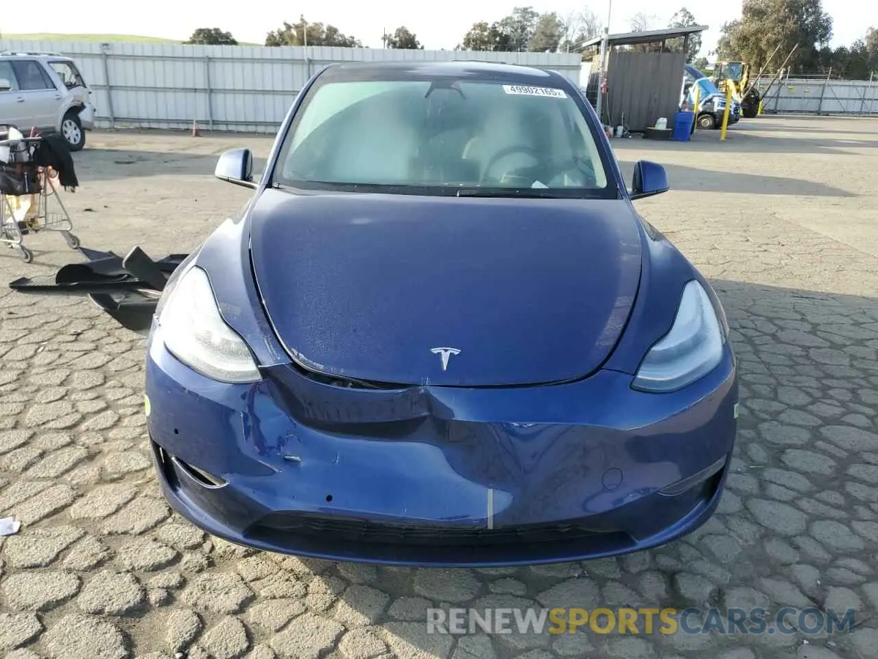 5 fotografías del automóvil dañado 7SAYGDEE2NF419229 TESLA MODEL Y 2022