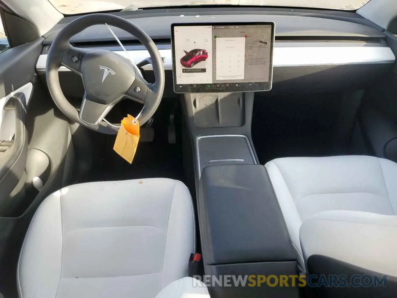 8 fotografías del automóvil dañado 7SAYGDEE2NF419229 TESLA MODEL Y 2022