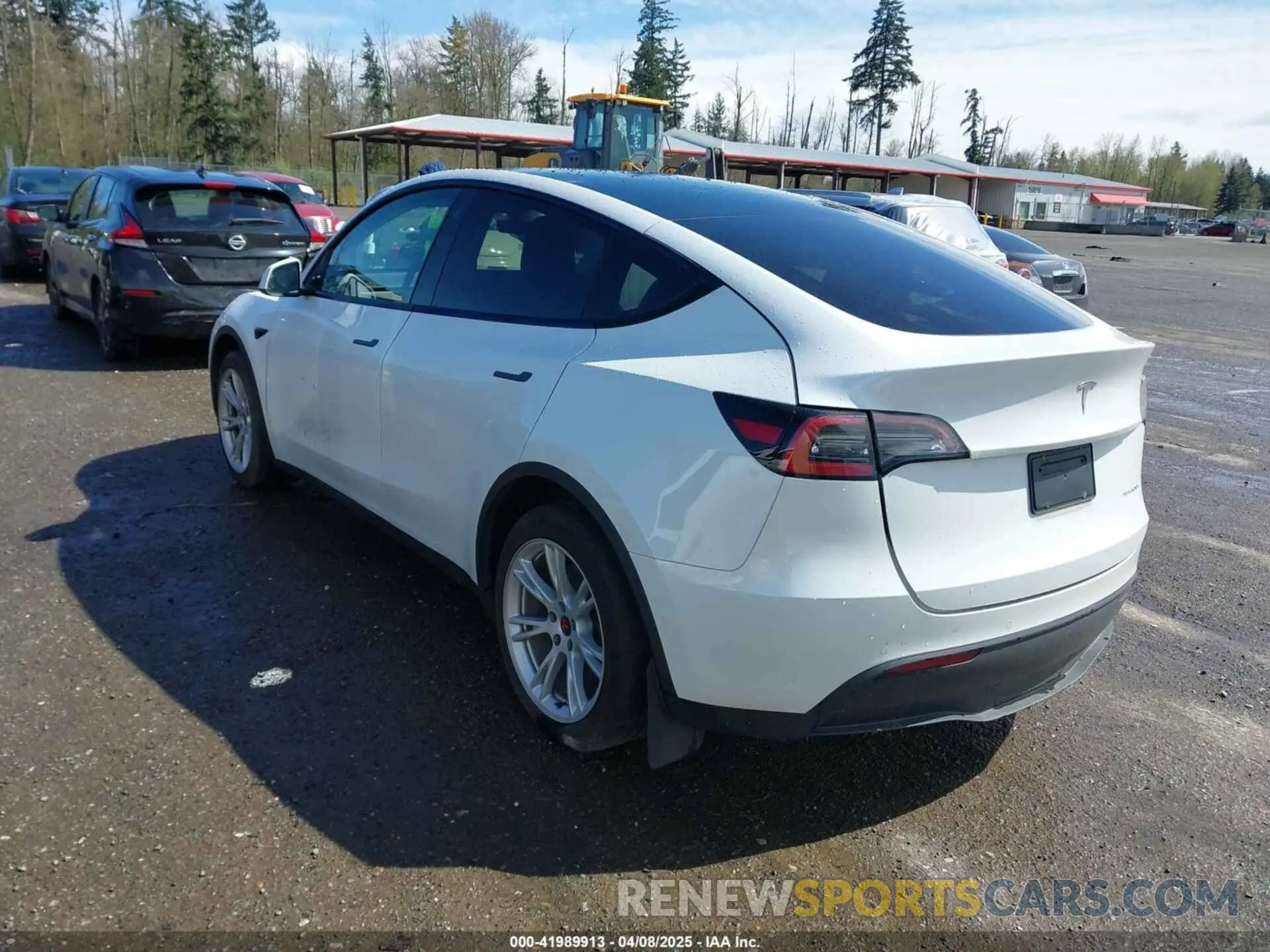3 fotografías del automóvil dañado 7SAYGDEE2NF443174 TESLA MODEL Y 2022