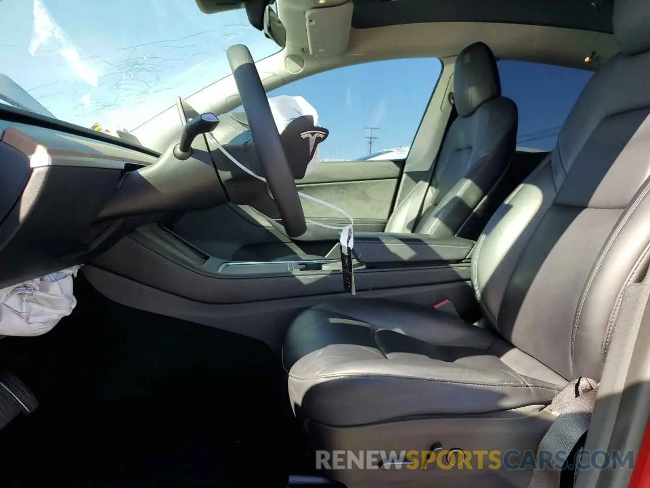 7 fotografías del automóvil dañado 7SAYGDEE2NF453364 TESLA MODEL Y 2022