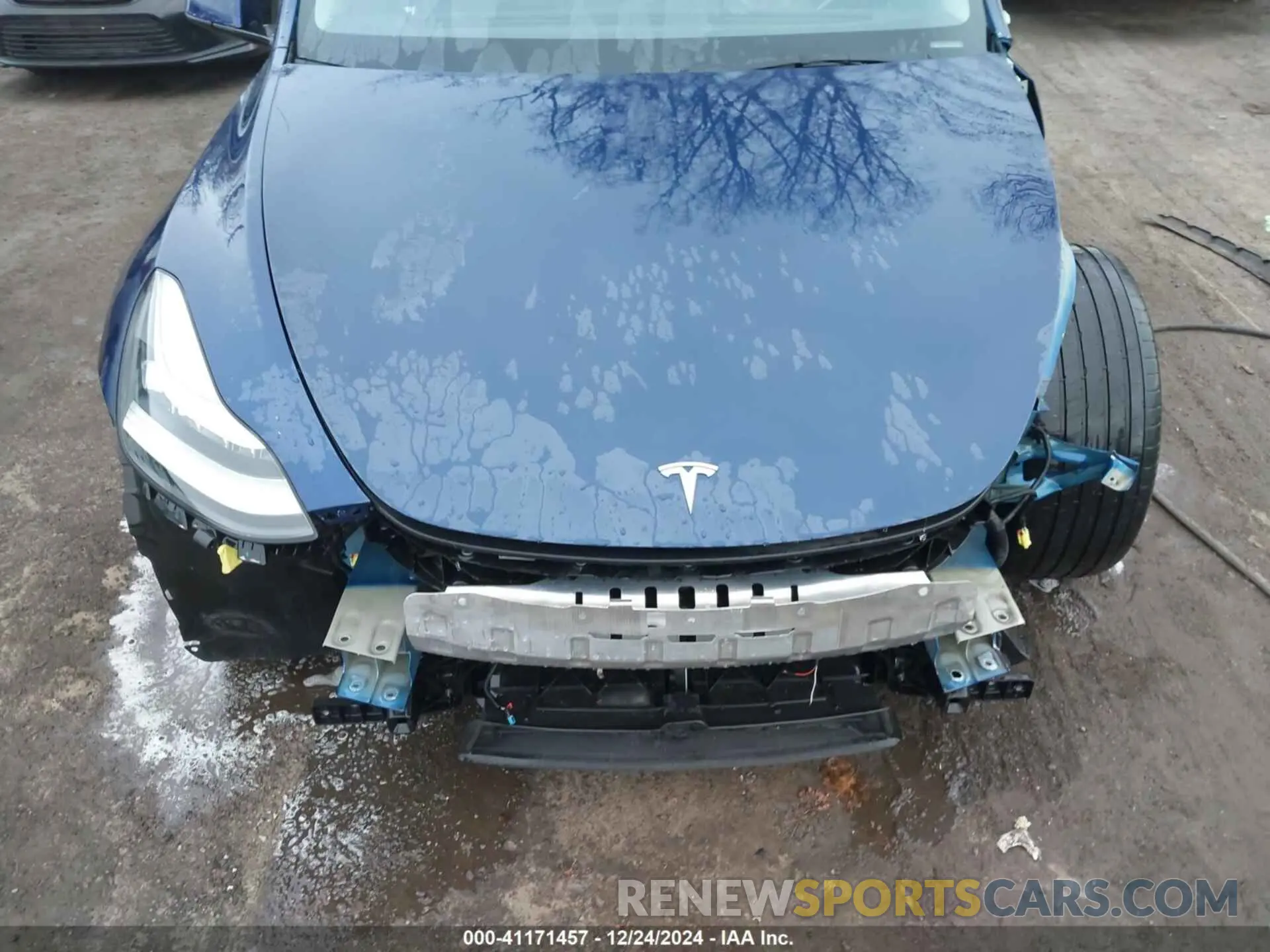 10 fotografías del automóvil dañado 7SAYGDEE2NF480354 TESLA MODEL Y 2022