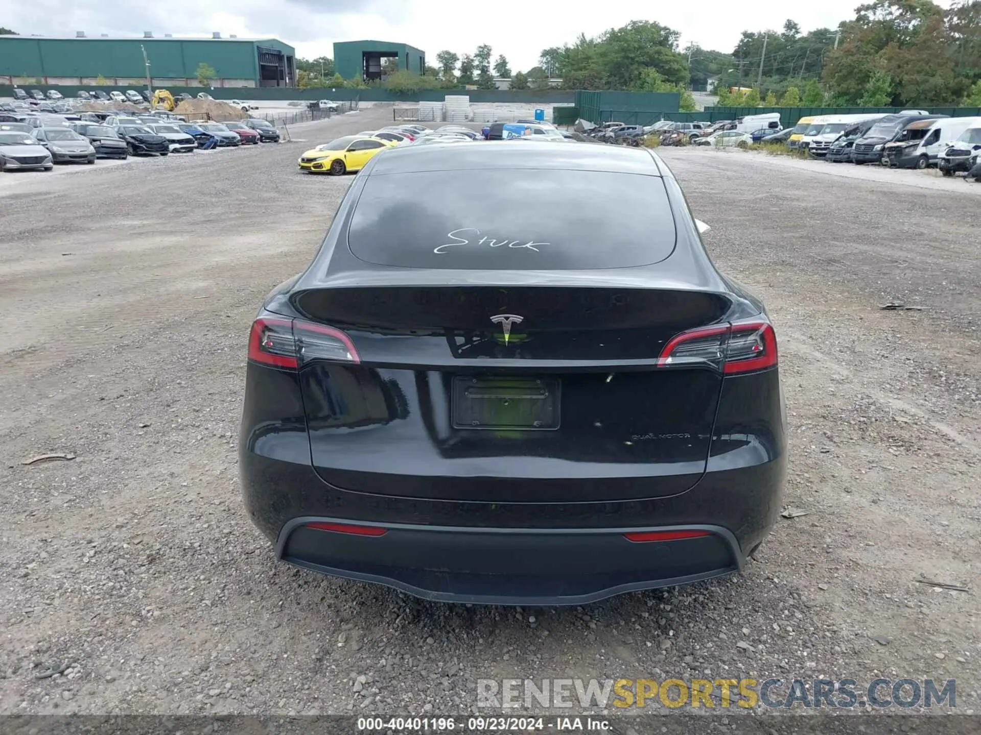 15 fotografías del automóvil dañado 7SAYGDEE2NF481570 TESLA MODEL Y 2022