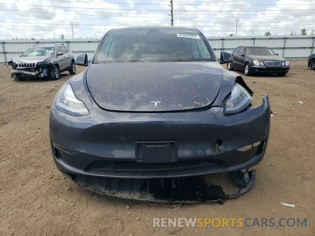 5 fotografías del automóvil dañado 7SAYGDEE3NA007737 TESLA MODEL Y 2022