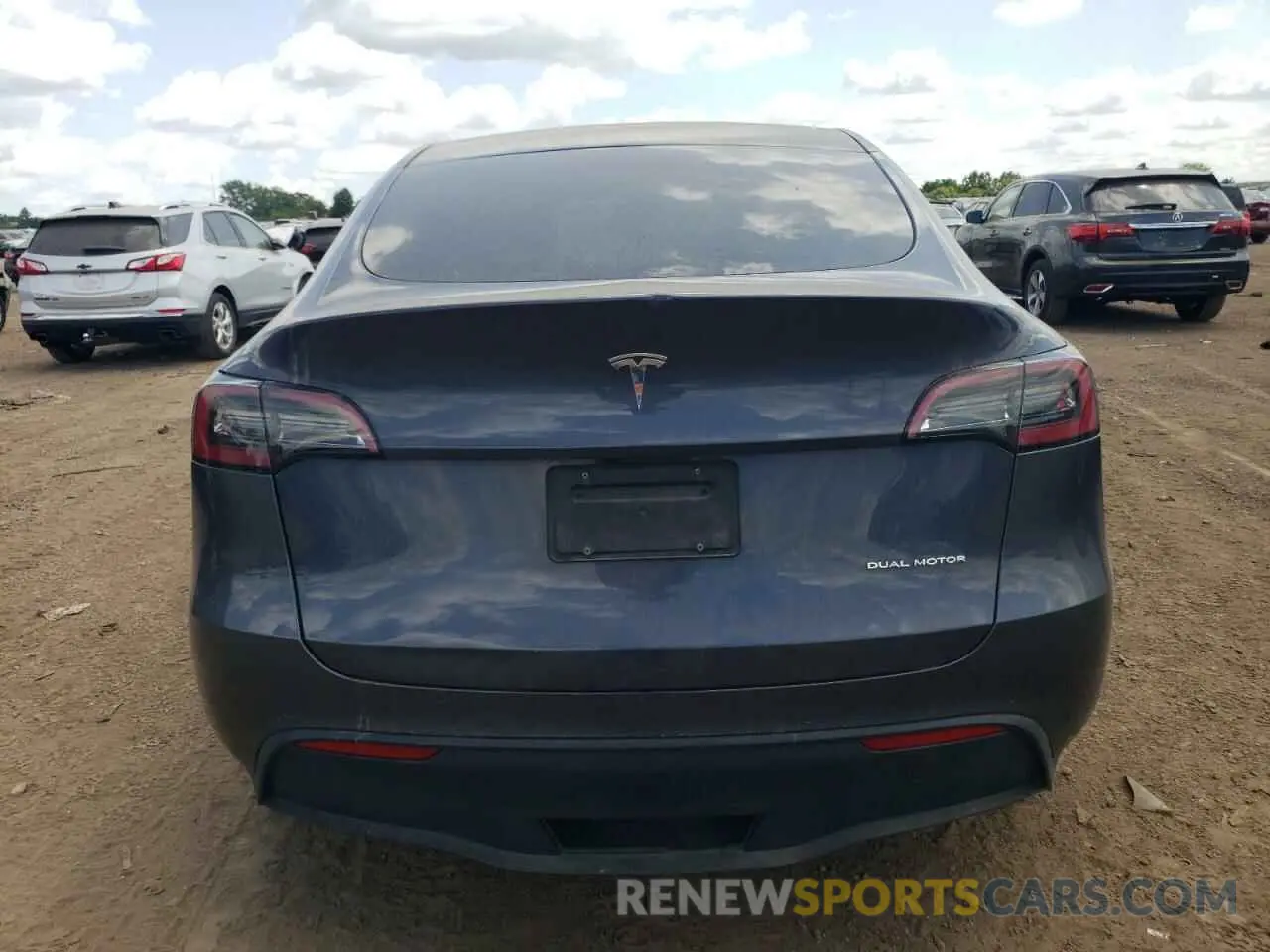 6 fotografías del automóvil dañado 7SAYGDEE3NA007737 TESLA MODEL Y 2022