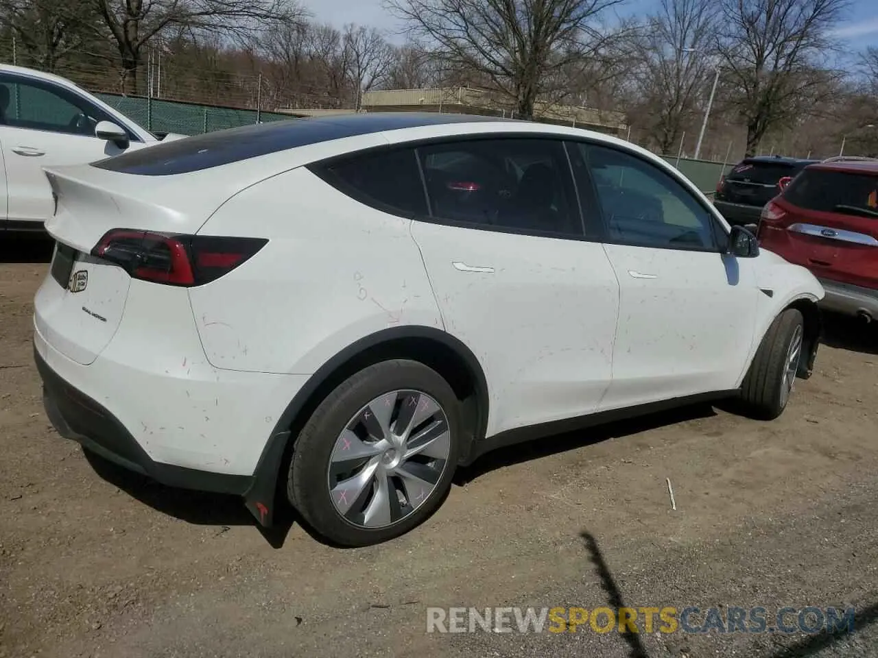 3 fotografías del automóvil dañado 7SAYGDEE3NA009665 TESLA MODEL Y 2022