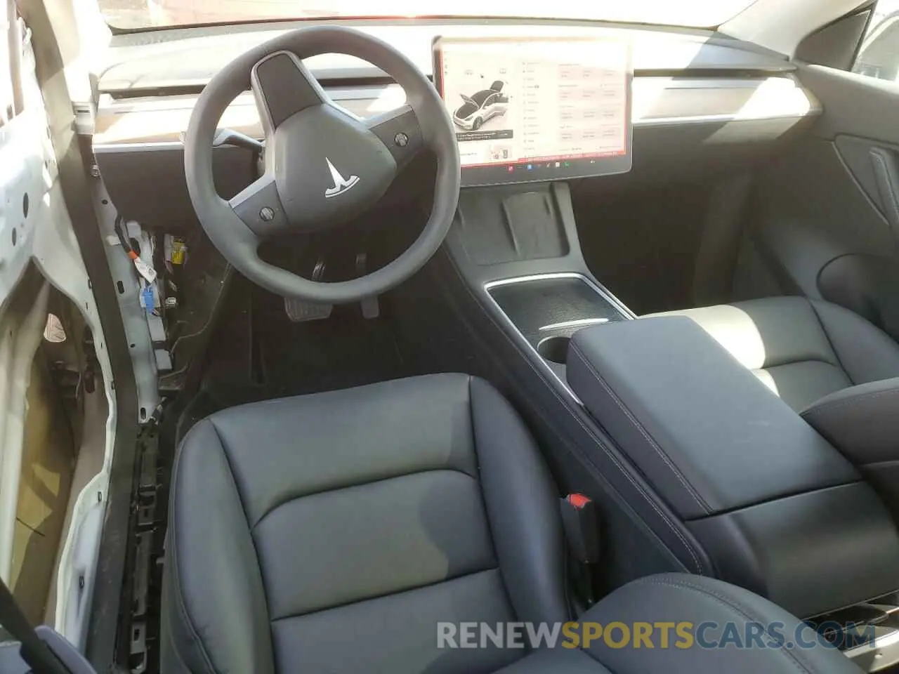 8 fotografías del automóvil dañado 7SAYGDEE3NA009665 TESLA MODEL Y 2022