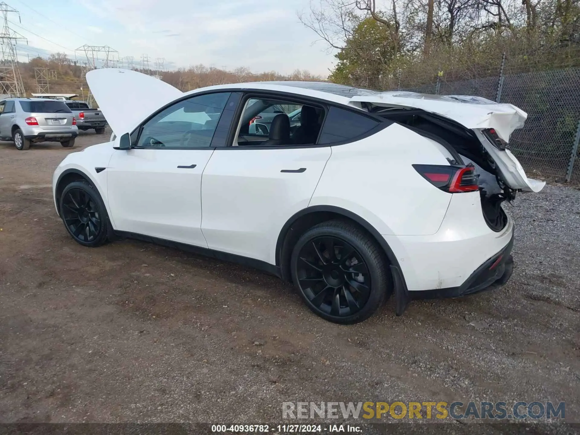 3 fotografías del automóvil dañado 7SAYGDEE3NA018401 TESLA MODEL Y 2022