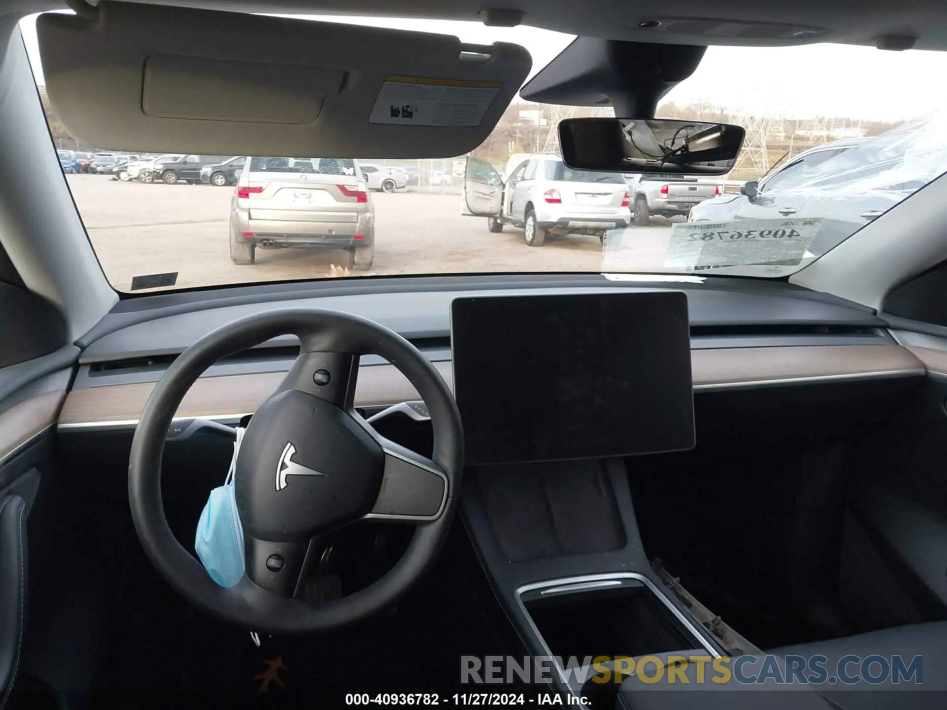 7 fotografías del automóvil dañado 7SAYGDEE3NA018401 TESLA MODEL Y 2022
