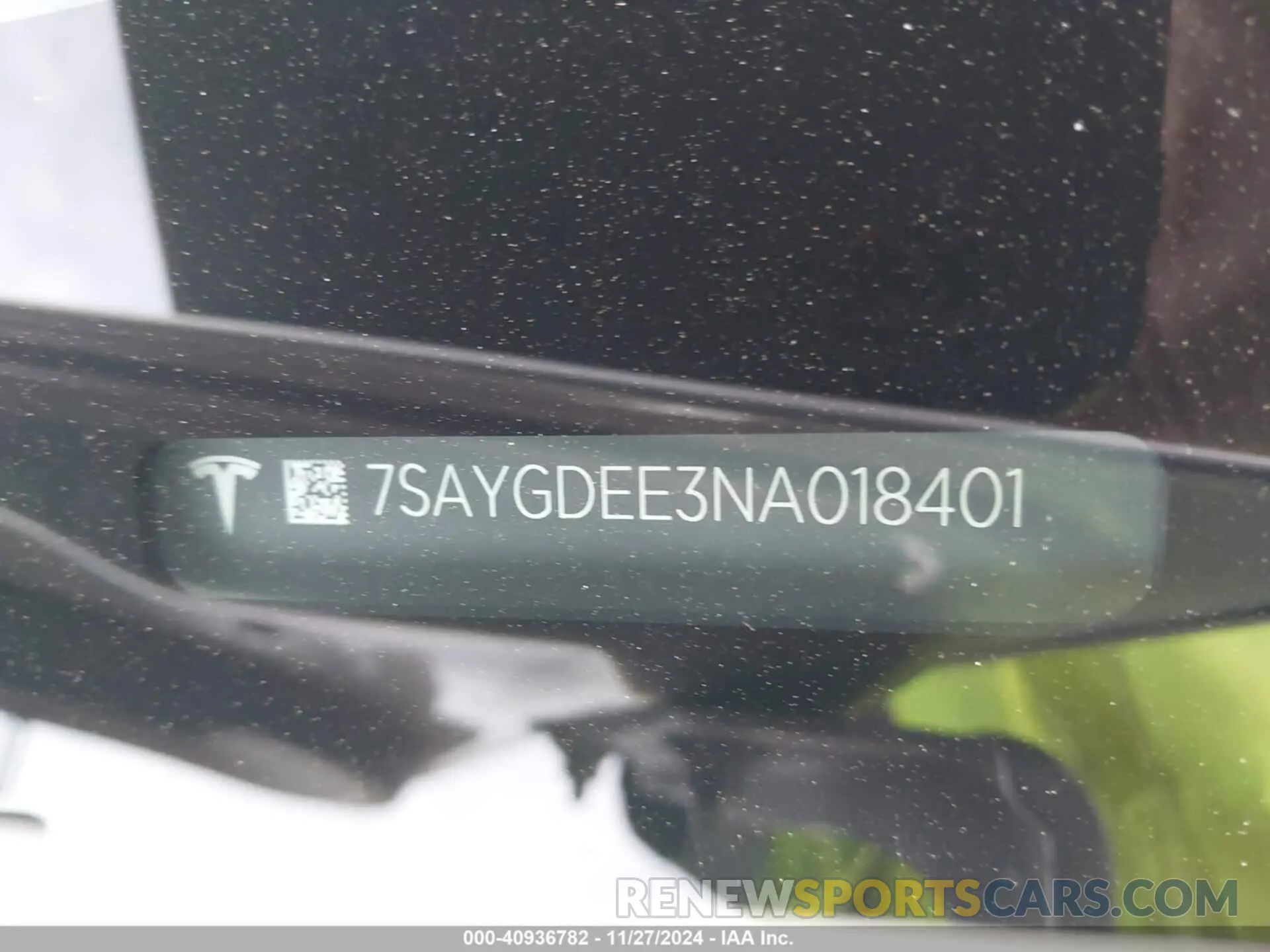 9 fotografías del automóvil dañado 7SAYGDEE3NA018401 TESLA MODEL Y 2022