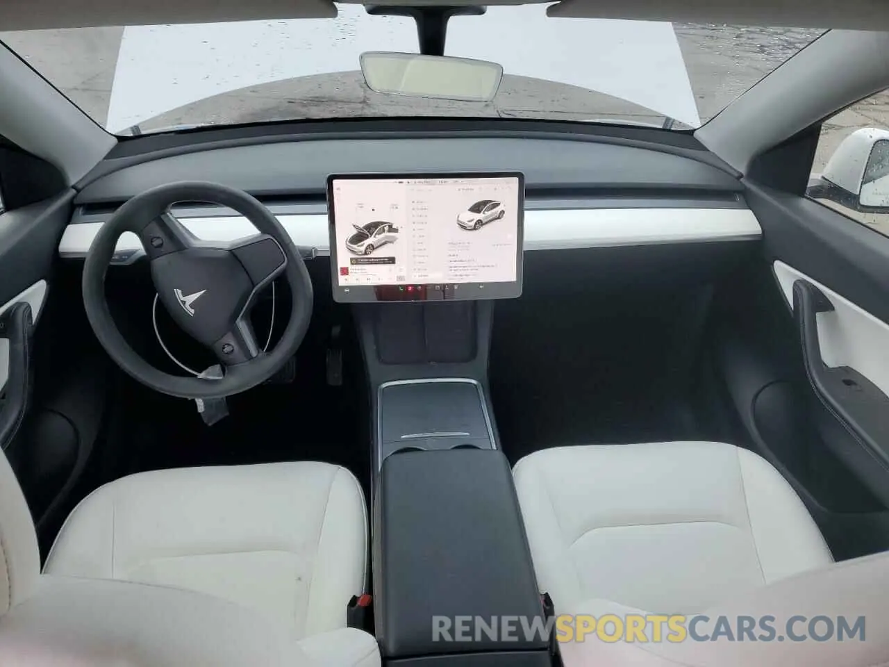 8 fotografías del automóvil dañado 7SAYGDEE3NF310150 TESLA MODEL Y 2022