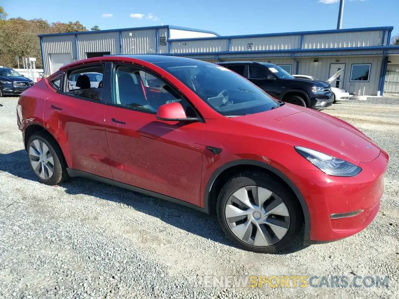 4 fotografías del automóvil dañado 7SAYGDEE3NF321570 TESLA MODEL Y 2022