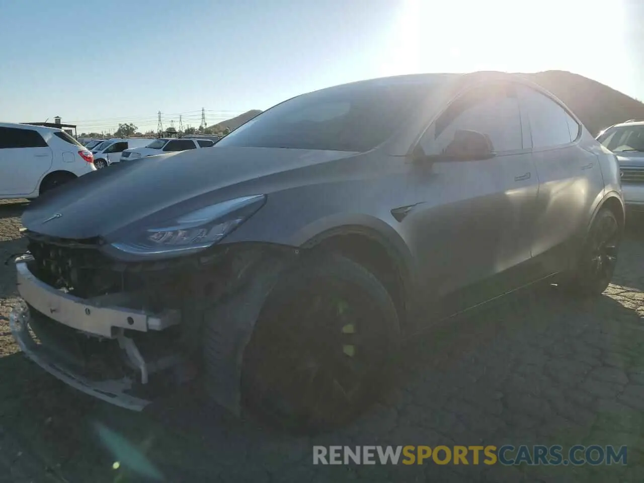 1 fotografías del automóvil dañado 7SAYGDEE3NF322105 TESLA MODEL Y 2022