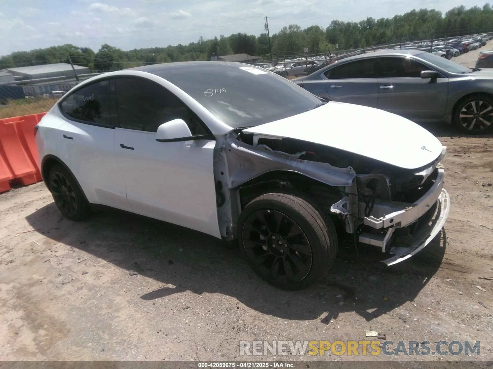 1 fotografías del automóvil dañado 7SAYGDEE3NF385933 TESLA MODEL Y 2022