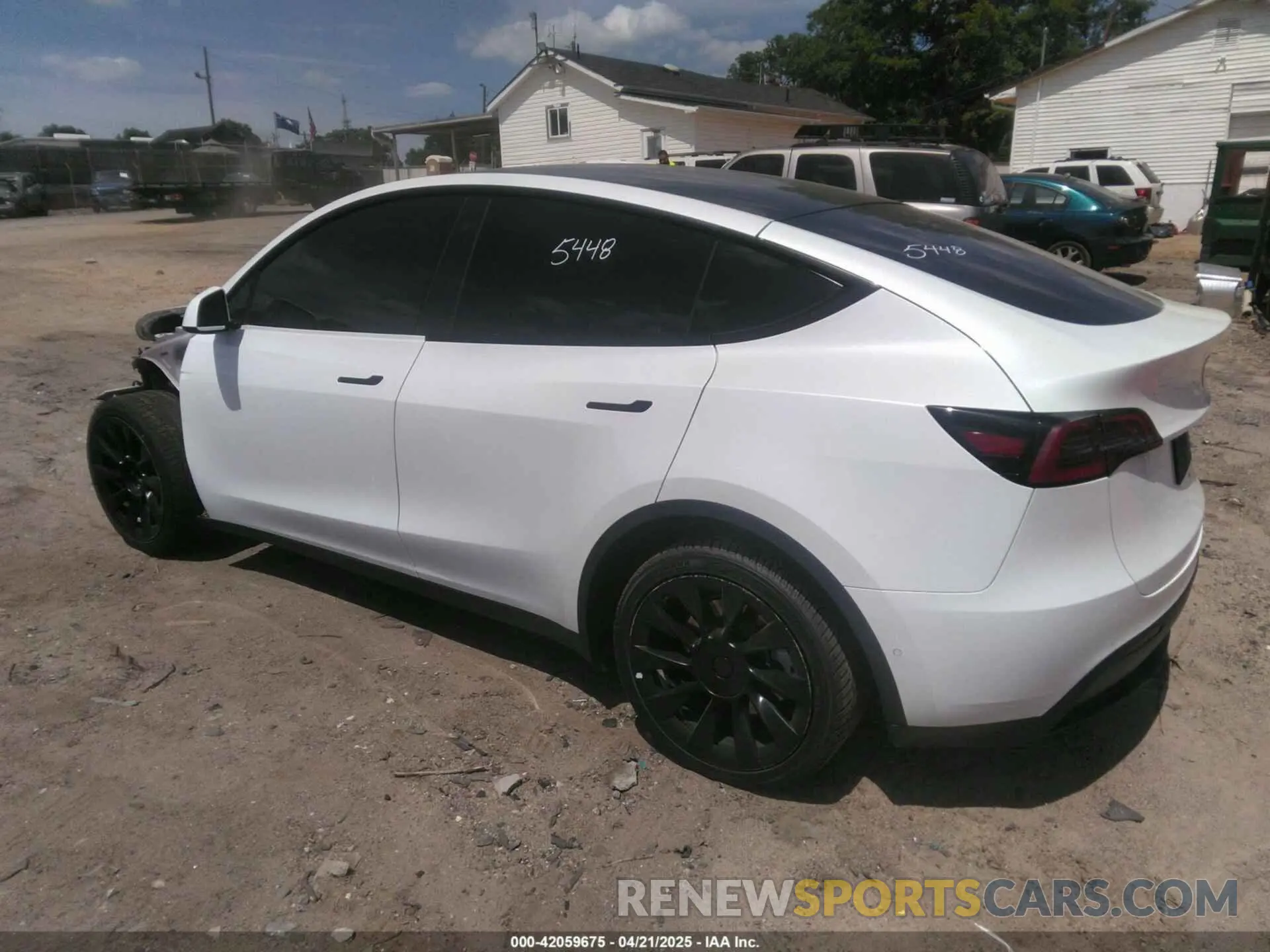 3 fotografías del automóvil dañado 7SAYGDEE3NF385933 TESLA MODEL Y 2022