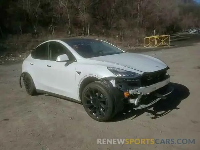 14 fotografías del automóvil dañado 7SAYGDEE3NF385950 TESLA MODEL Y 2022
