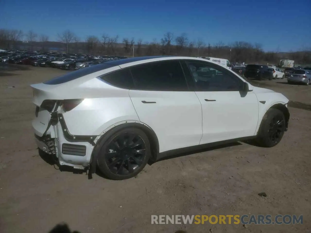 3 fotografías del automóvil dañado 7SAYGDEE3NF385950 TESLA MODEL Y 2022