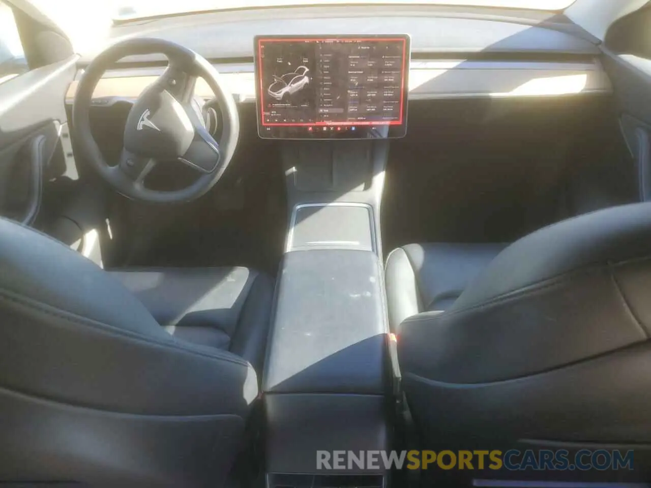 8 fotografías del automóvil dañado 7SAYGDEE3NF385950 TESLA MODEL Y 2022