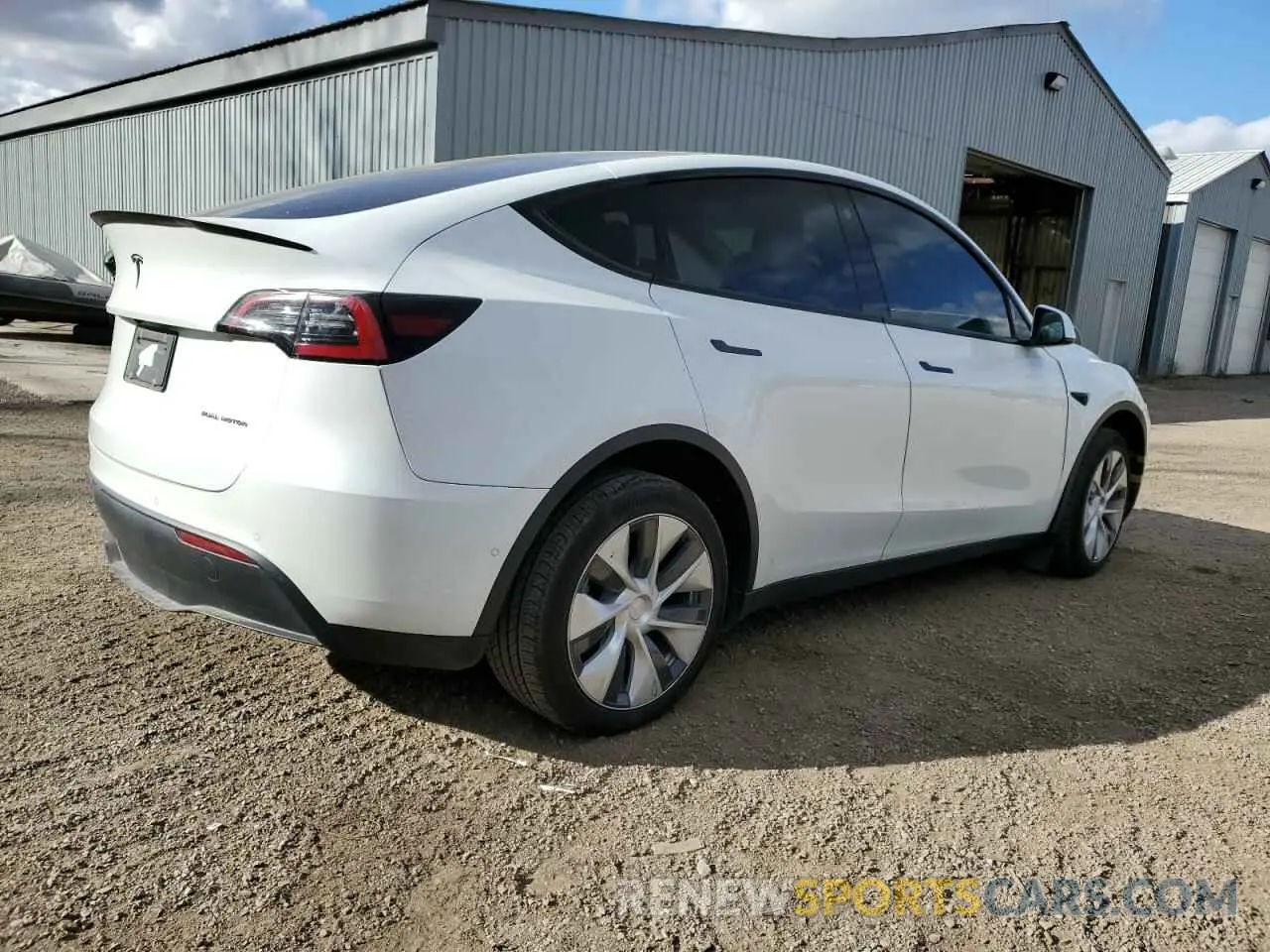 3 fotografías del automóvil dañado 7SAYGDEE3NF418039 TESLA MODEL Y 2022
