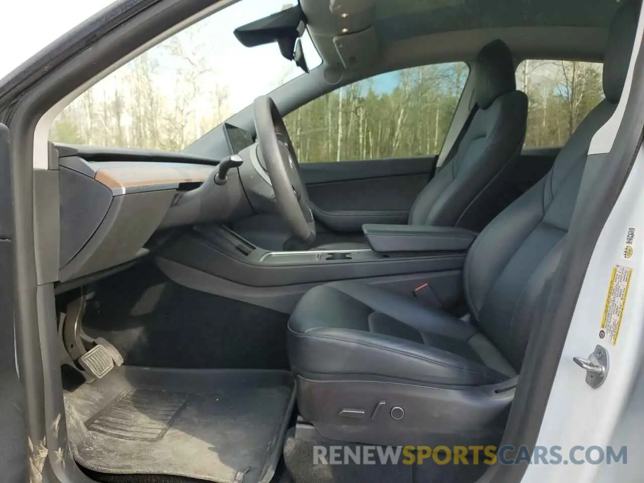 7 fotografías del automóvil dañado 7SAYGDEE3NF418039 TESLA MODEL Y 2022