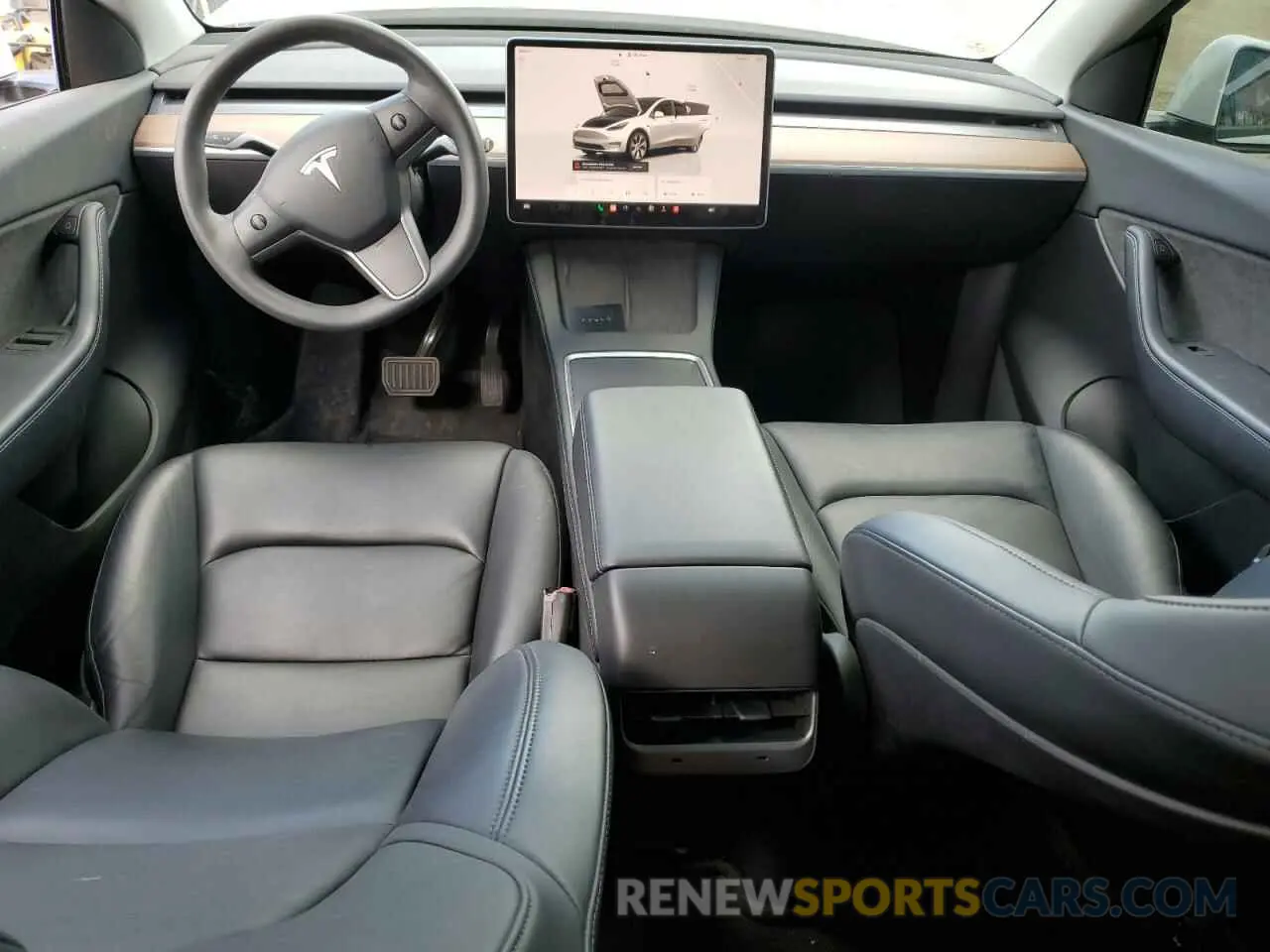 8 fotografías del automóvil dañado 7SAYGDEE3NF418039 TESLA MODEL Y 2022