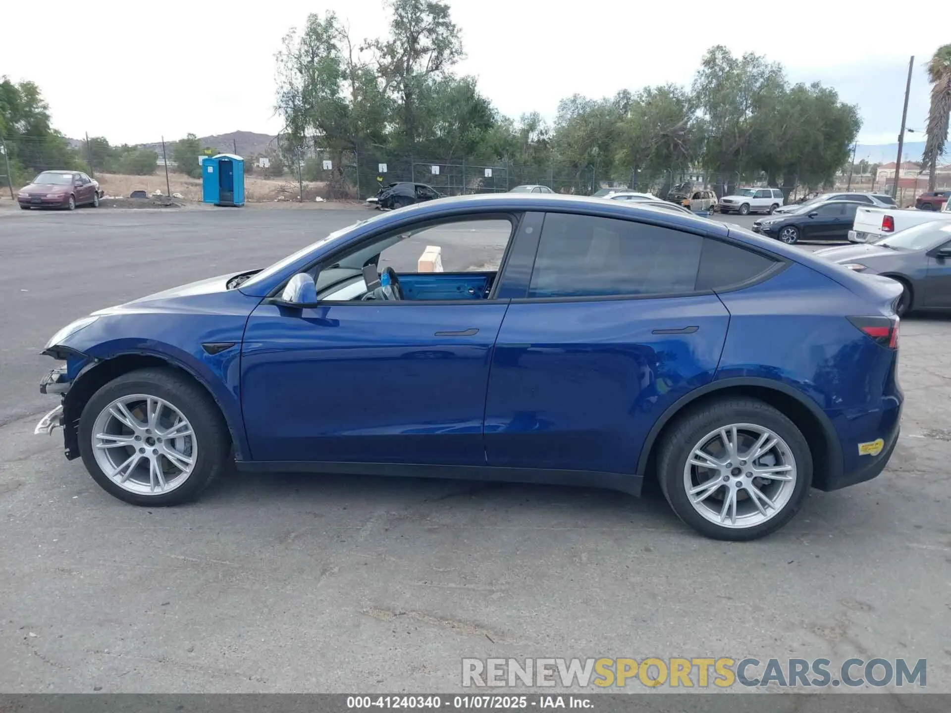 15 fotografías del automóvil dañado 7SAYGDEE3NF419031 TESLA MODEL Y 2022