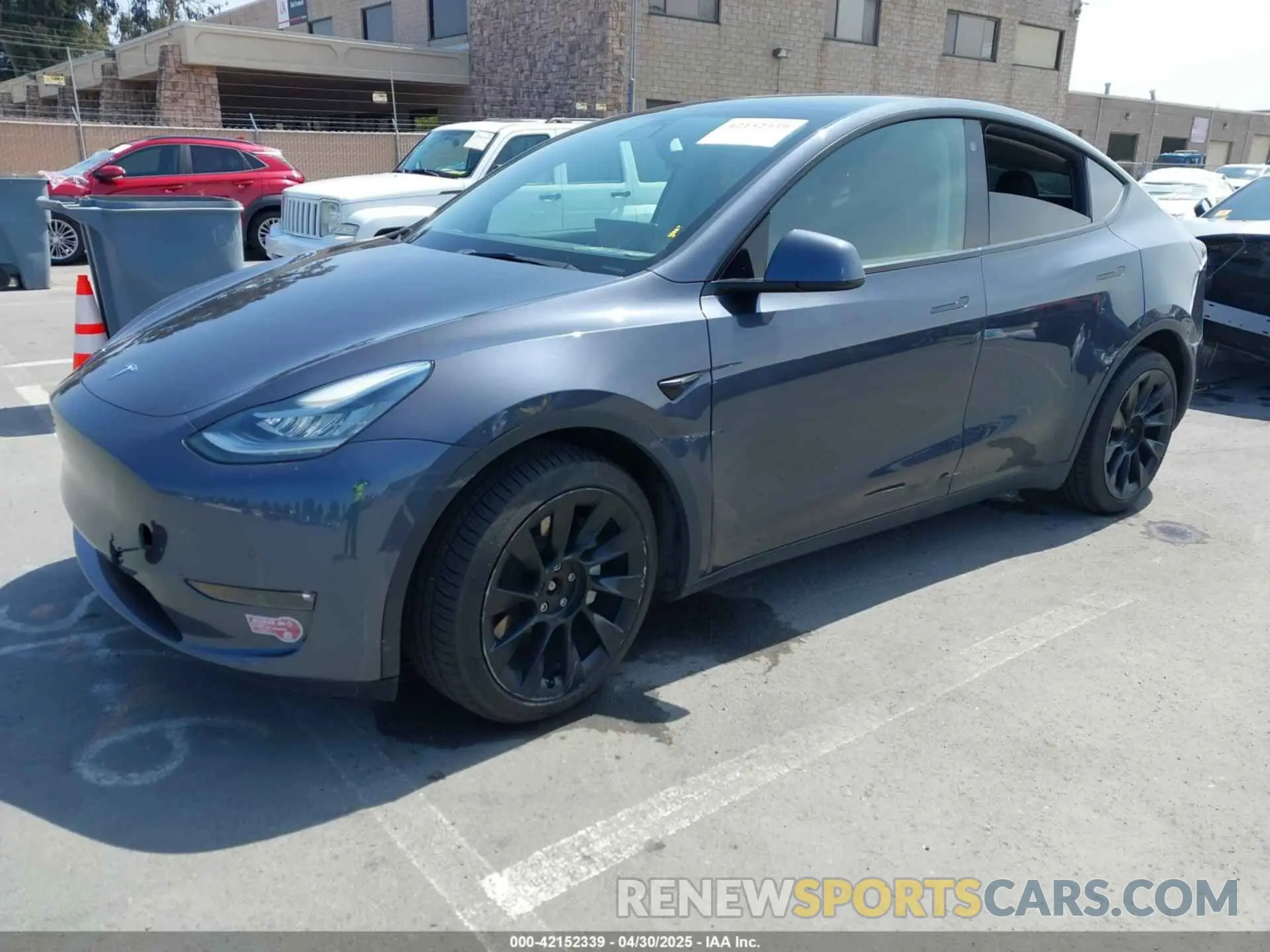 2 fotografías del automóvil dañado 7SAYGDEE3NF422205 TESLA MODEL Y 2022