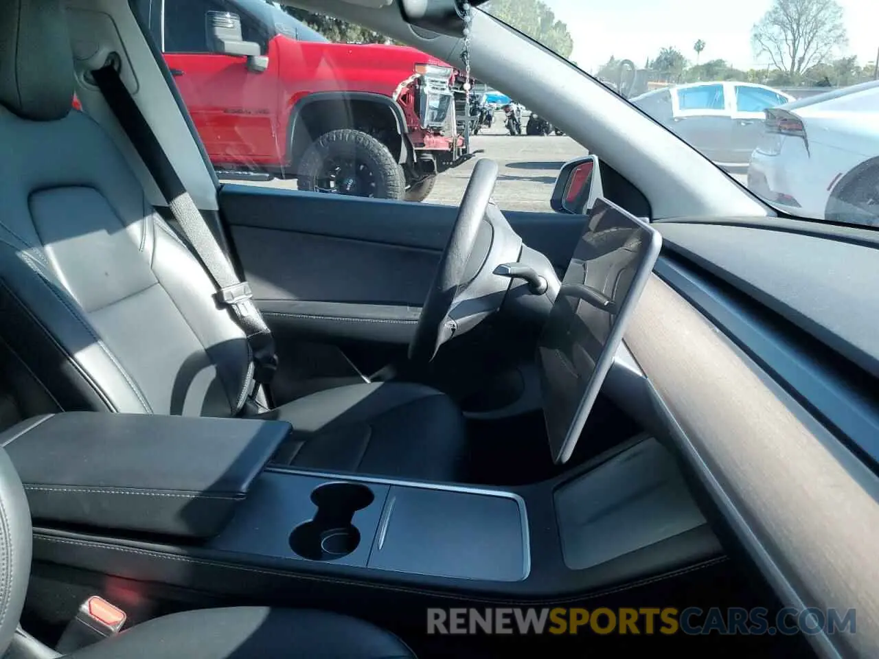 8 fotografías del automóvil dañado 7SAYGDEE3NF424259 TESLA MODEL Y 2022