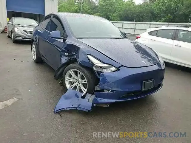 15 fotografías del automóvil dañado 7SAYGDEE3NF425640 TESLA MODEL Y 2022