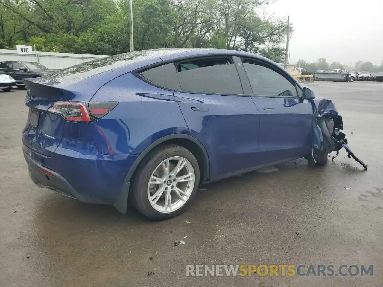 3 fotografías del automóvil dañado 7SAYGDEE3NF425640 TESLA MODEL Y 2022