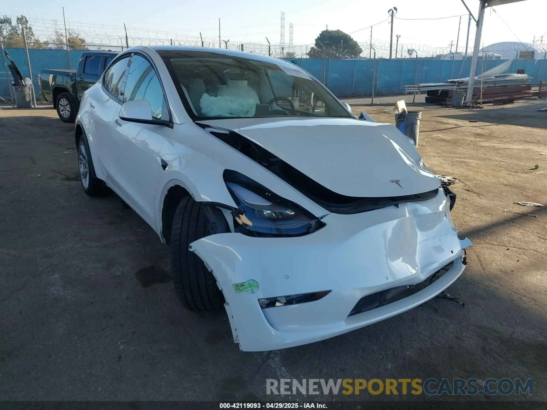 1 fotografías del automóvil dañado 7SAYGDEE3NF426030 TESLA MODEL Y 2022
