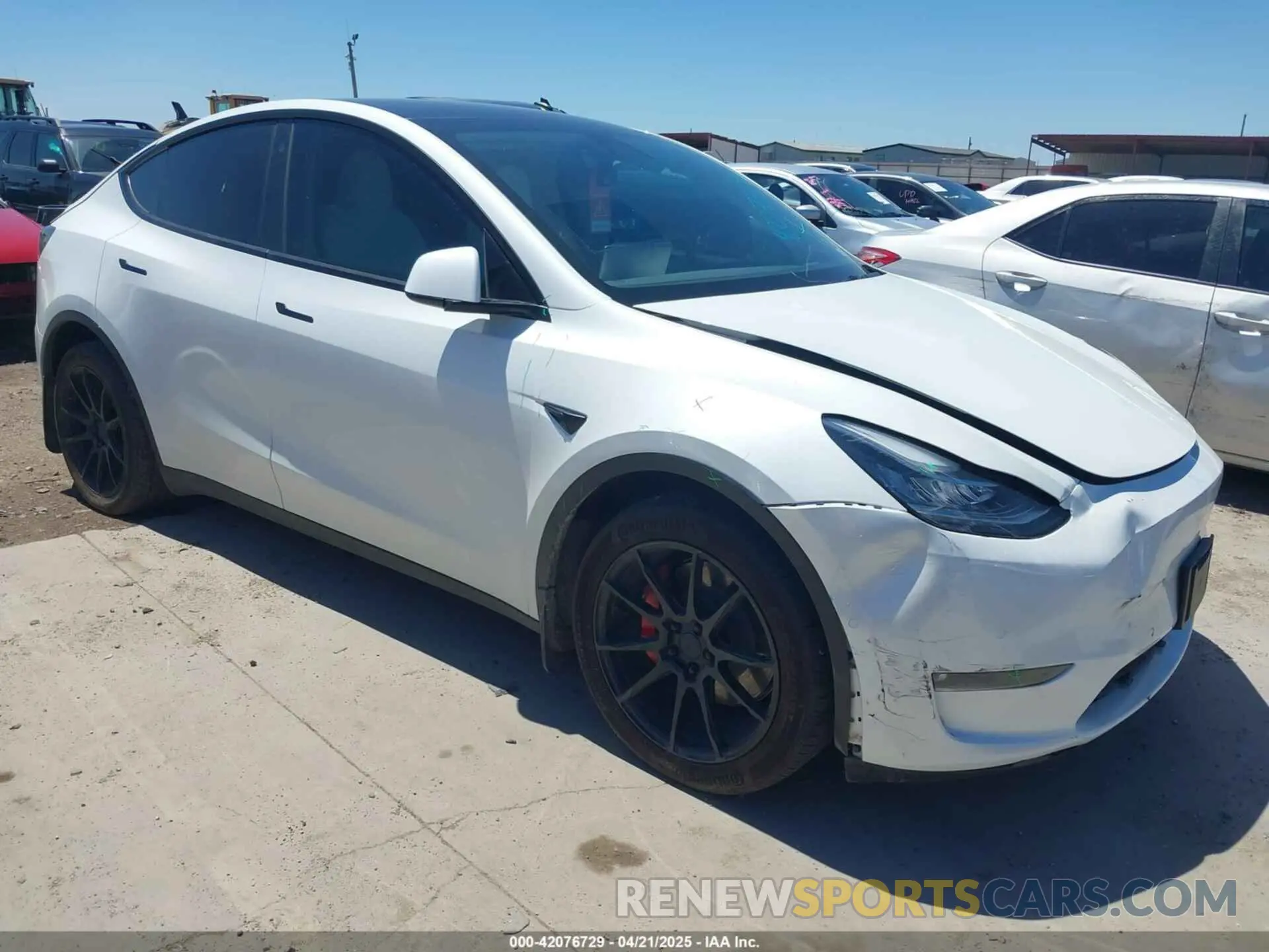 1 fotografías del automóvil dañado 7SAYGDEE3NF426481 TESLA MODEL Y 2022