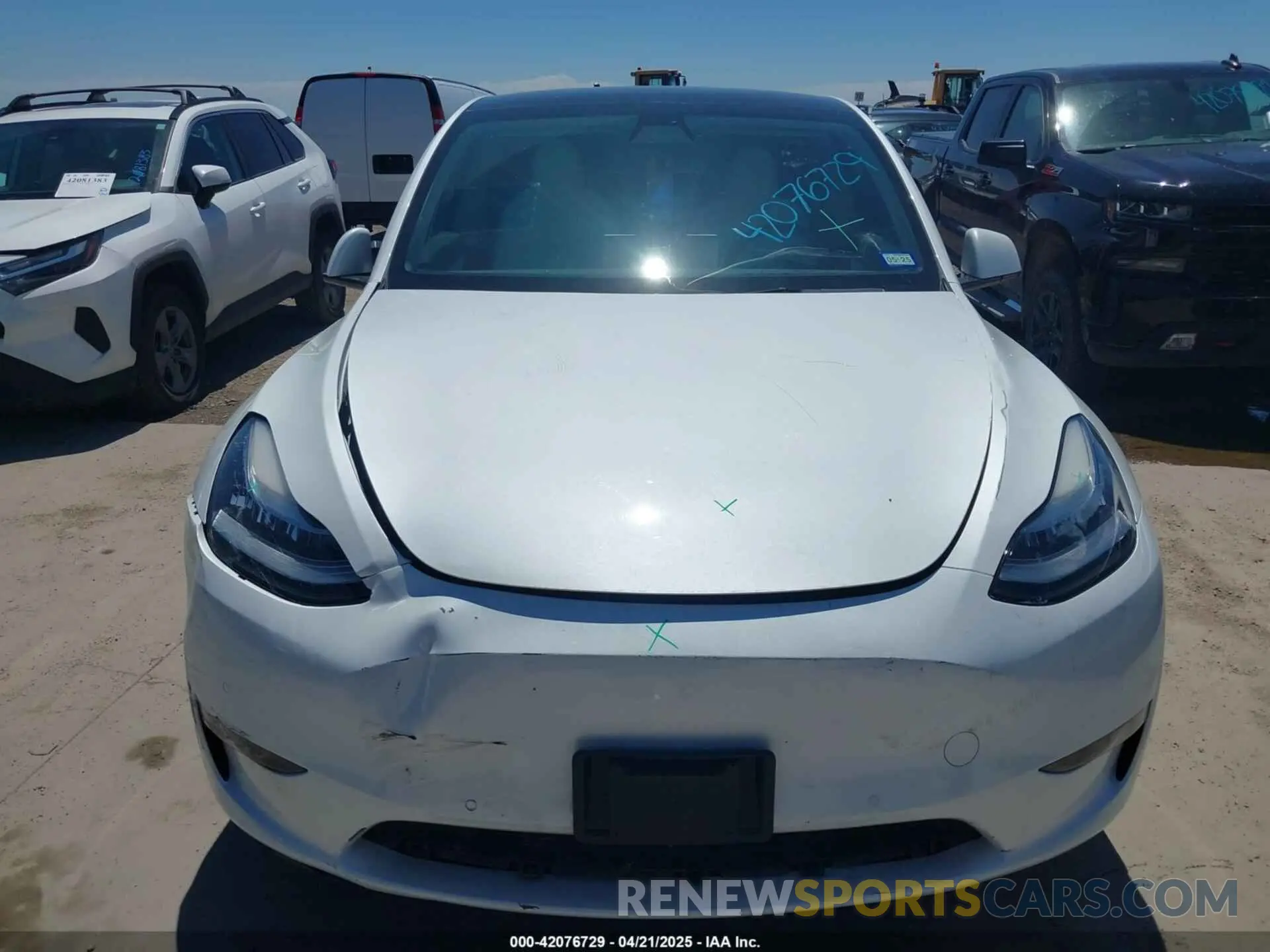 12 fotografías del automóvil dañado 7SAYGDEE3NF426481 TESLA MODEL Y 2022