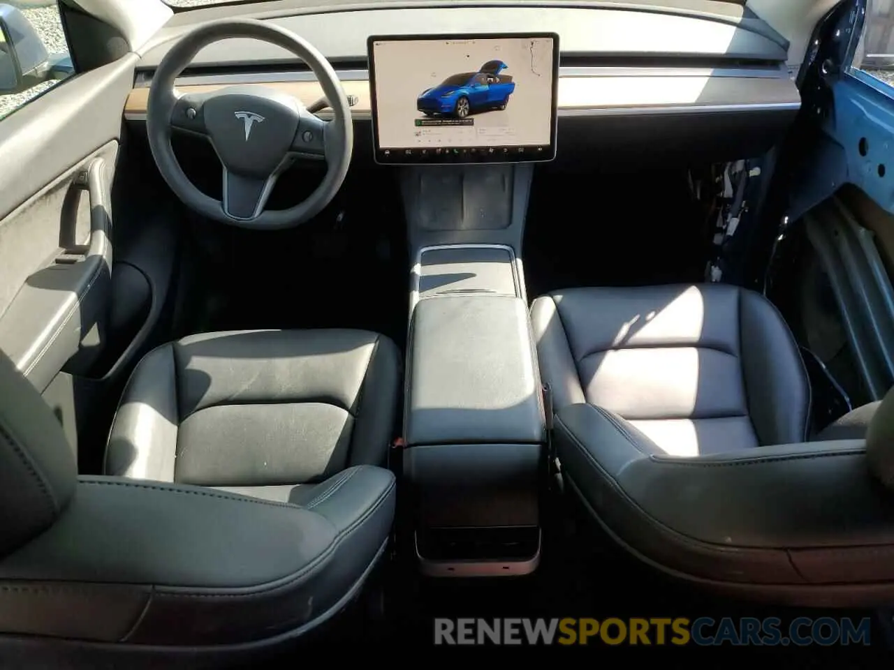 8 fotografías del automóvil dañado 7SAYGDEE3NF435620 TESLA MODEL Y 2022