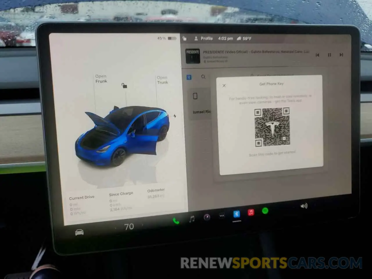 9 fotografías del automóvil dañado 7SAYGDEE3NF461425 TESLA MODEL Y 2022