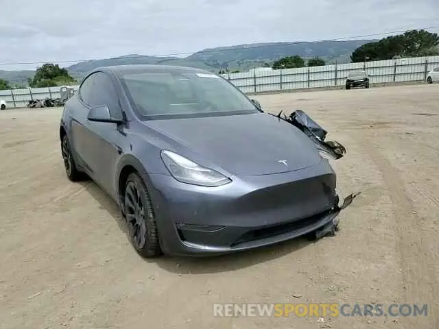 14 fotografías del automóvil dañado 7SAYGDEE3NF551917 TESLA MODEL Y 2022