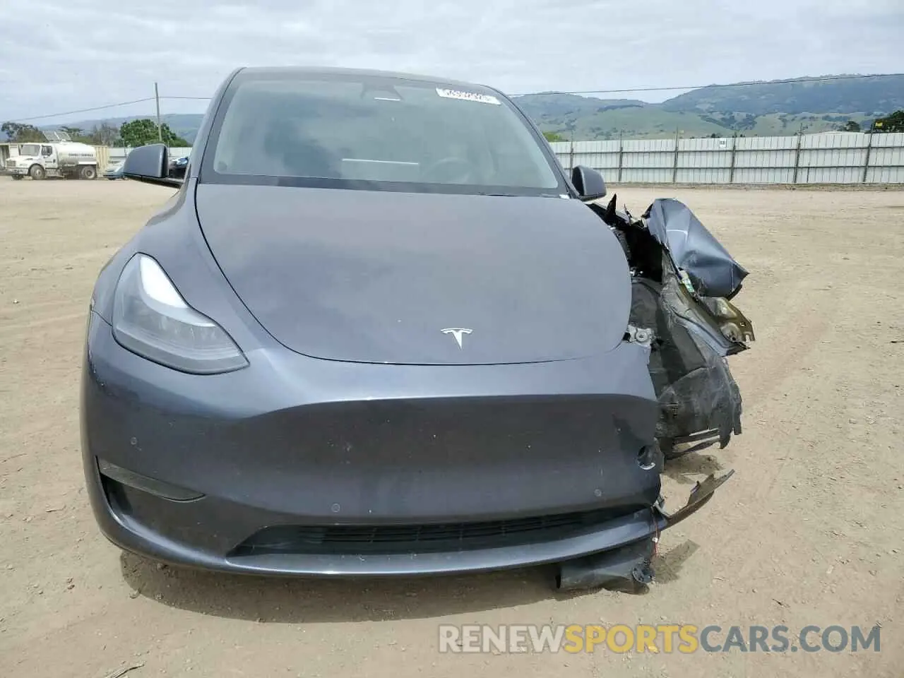 5 fotografías del automóvil dañado 7SAYGDEE3NF551917 TESLA MODEL Y 2022