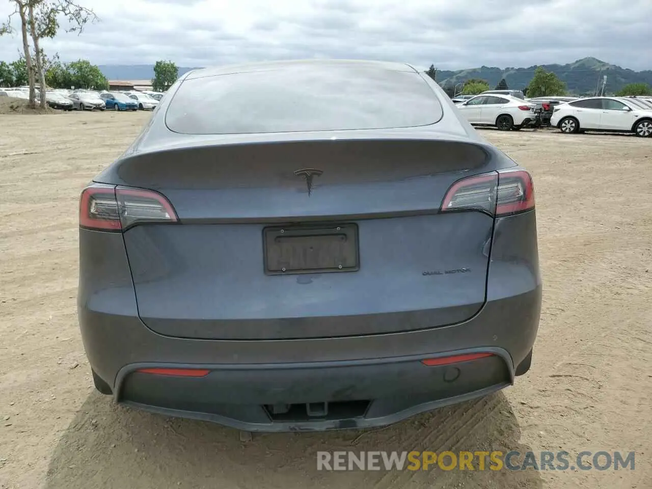 6 fotografías del automóvil dañado 7SAYGDEE3NF551917 TESLA MODEL Y 2022