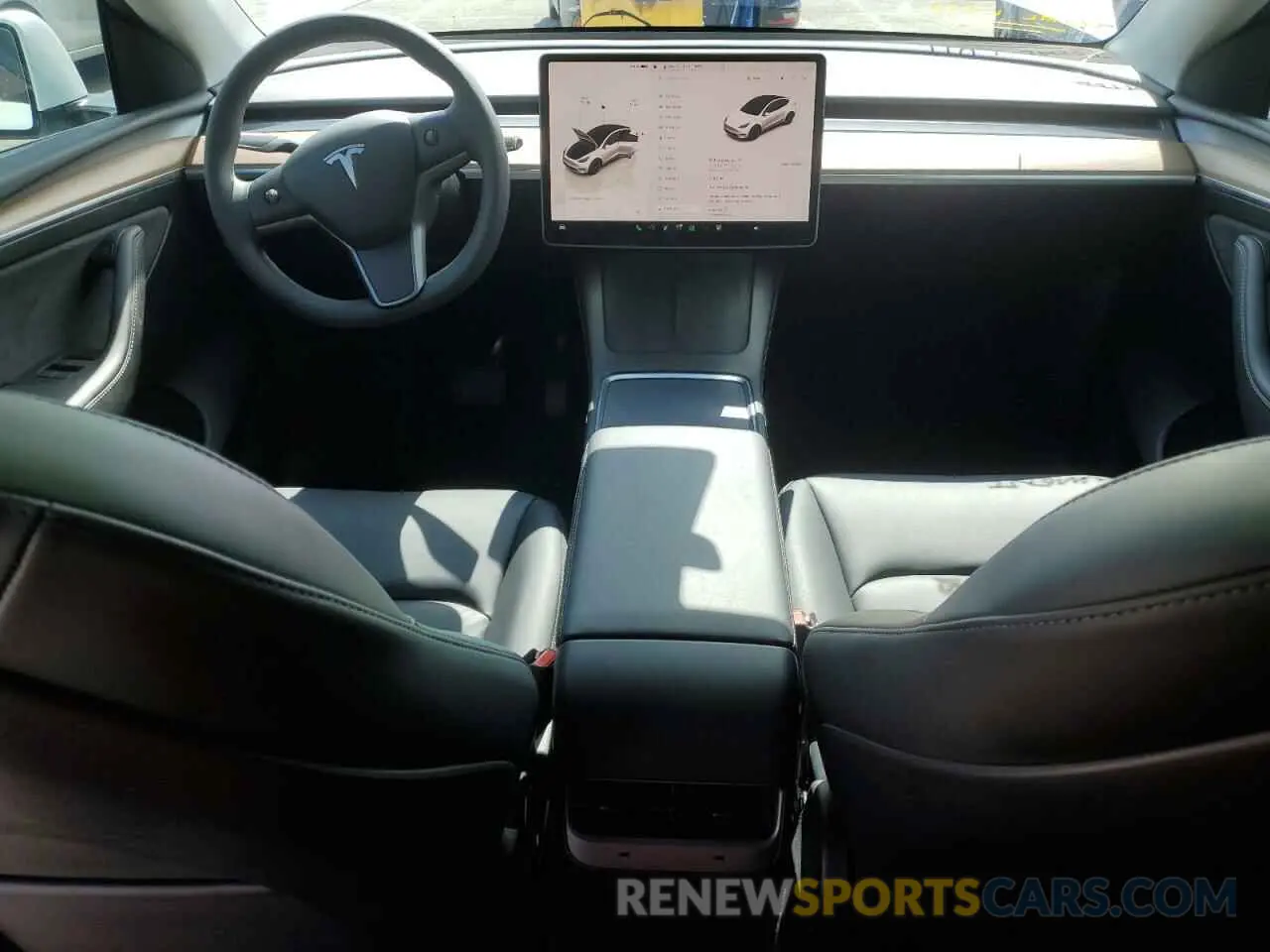 8 fotografías del automóvil dañado 7SAYGDEE3NF558379 TESLA MODEL Y 2022