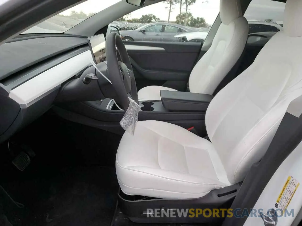 7 fotografías del automóvil dañado 7SAYGDEE3NF561086 TESLA MODEL Y 2022