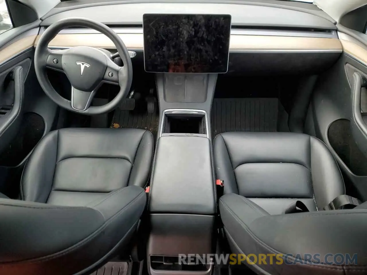 8 fotografías del automóvil dañado 7SAYGDEE4NA017788 TESLA MODEL Y 2022
