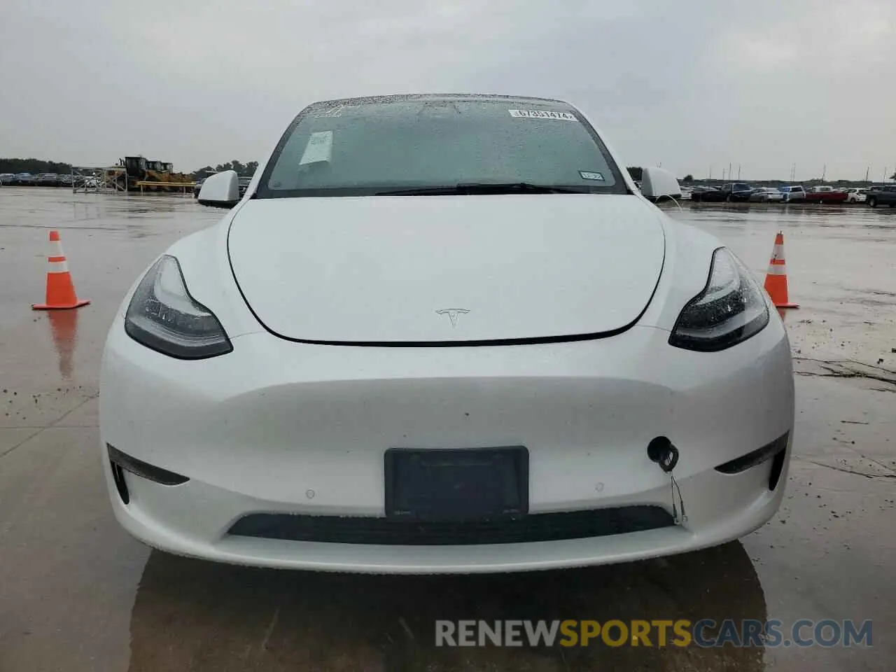 5 fotografías del automóvil dañado 7SAYGDEE4NF329743 TESLA MODEL Y 2022