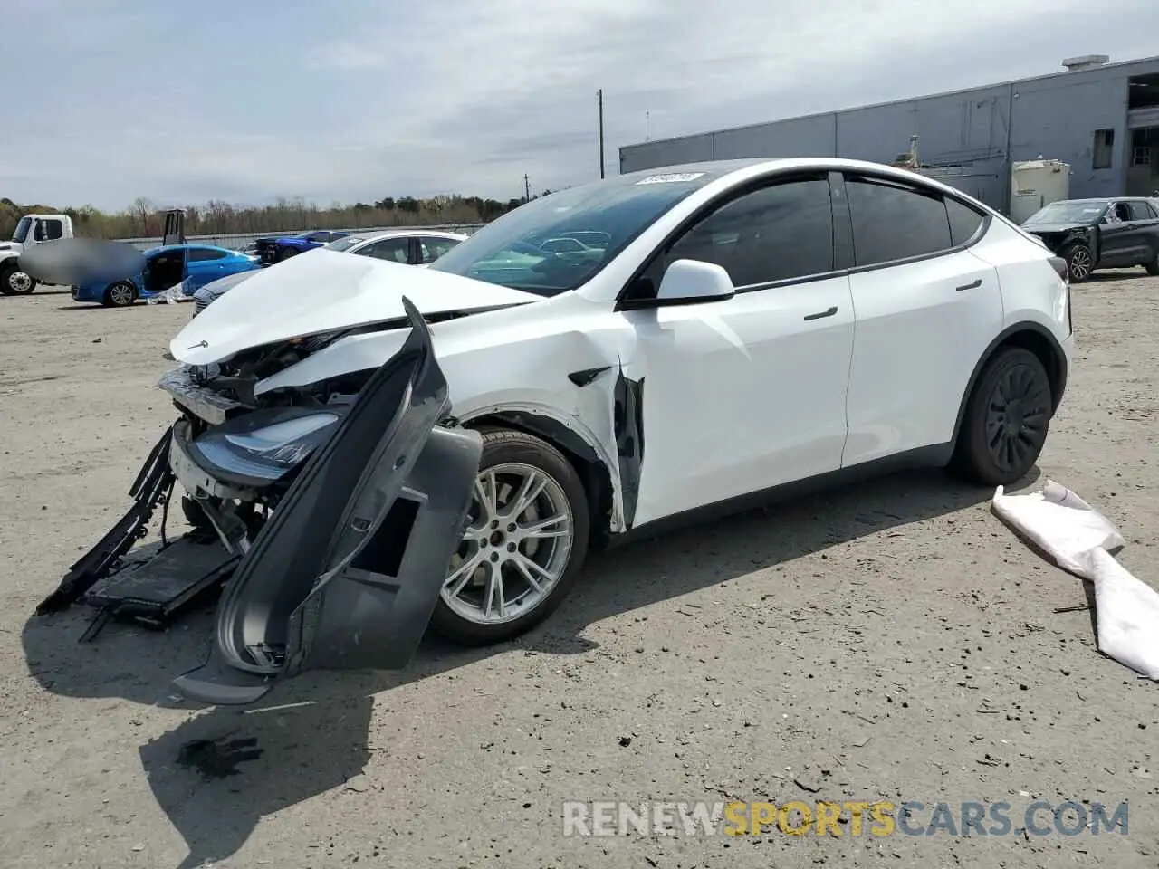 1 fotografías del automóvil dañado 7SAYGDEE4NF331881 TESLA MODEL Y 2022