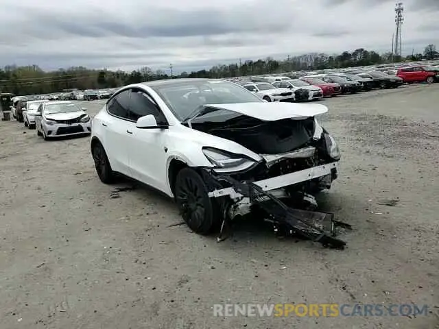 12 fotografías del automóvil dañado 7SAYGDEE4NF331881 TESLA MODEL Y 2022
