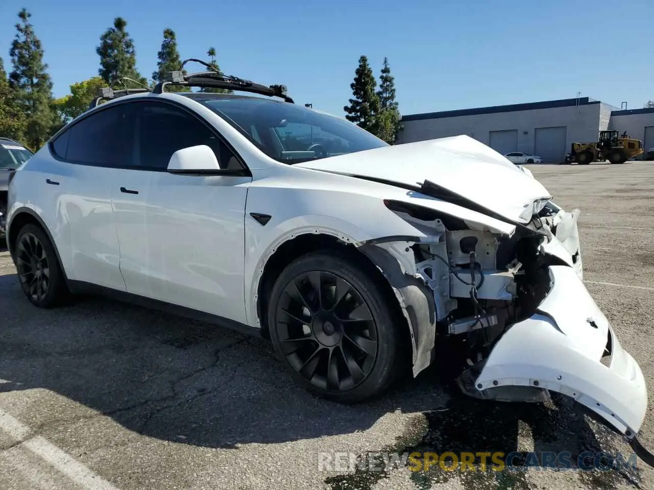 4 fotografías del automóvil dañado 7SAYGDEE4NF357428 TESLA MODEL Y 2022
