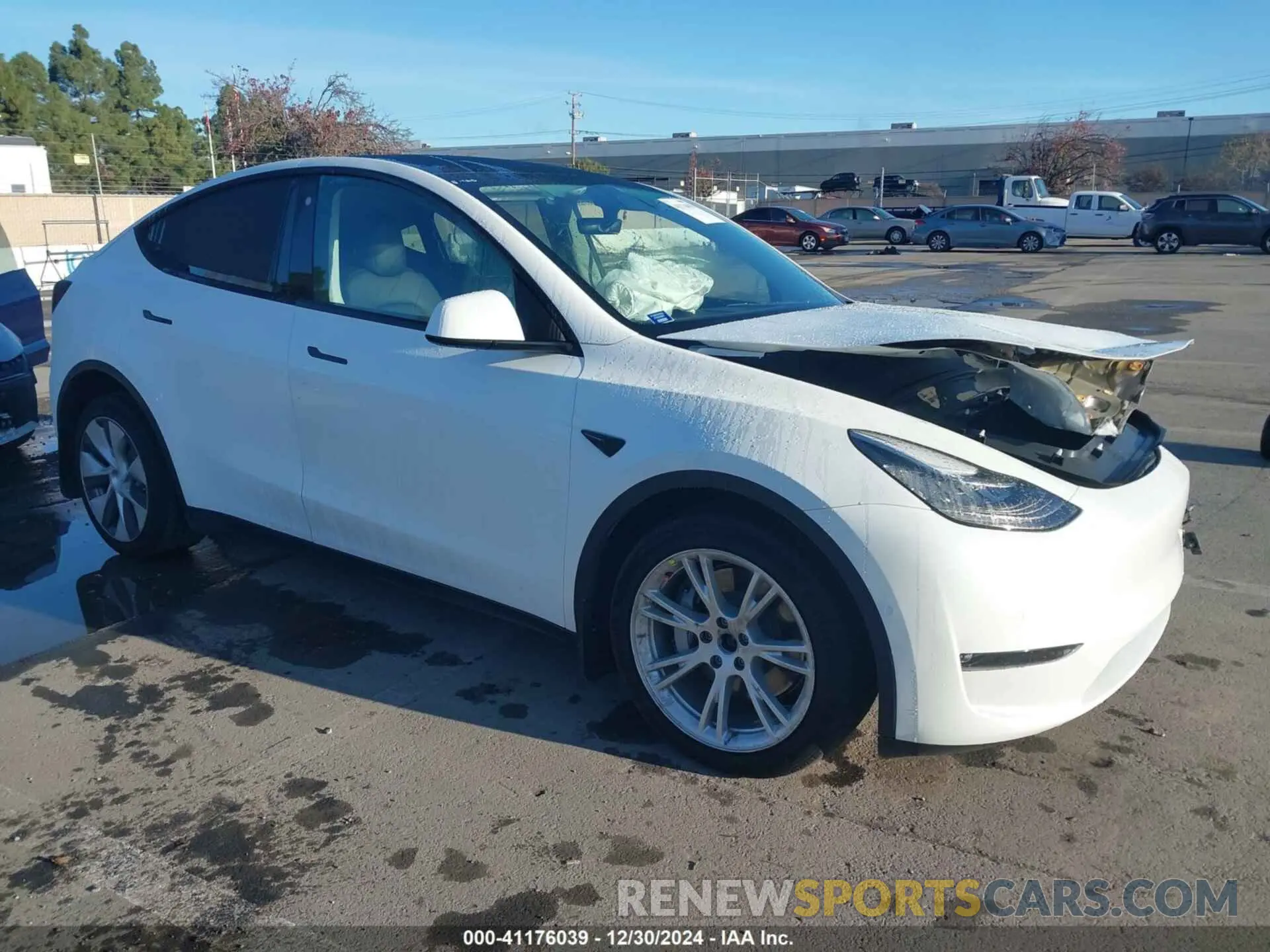1 fotografías del automóvil dañado 7SAYGDEE4NF360183 TESLA MODEL Y 2022