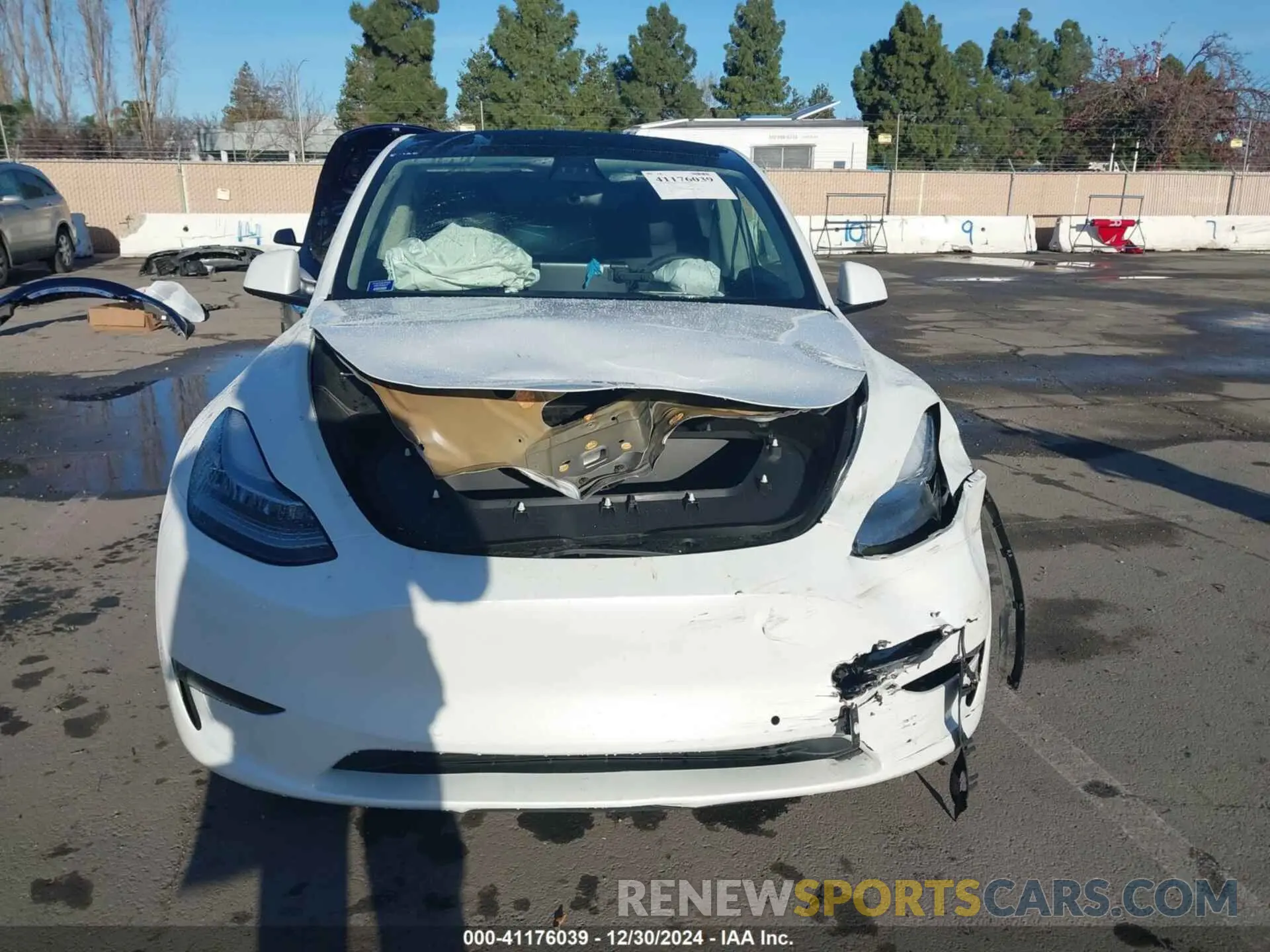 11 fotografías del automóvil dañado 7SAYGDEE4NF360183 TESLA MODEL Y 2022