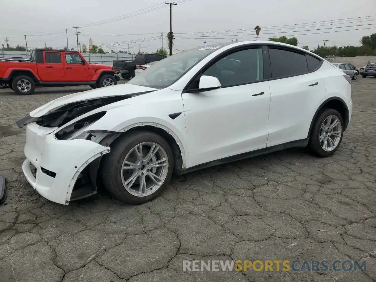 1 fotografías del automóvil dañado 7SAYGDEE4NF364430 TESLA MODEL Y 2022