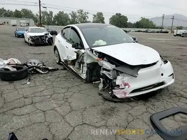14 fotografías del automóvil dañado 7SAYGDEE4NF364430 TESLA MODEL Y 2022